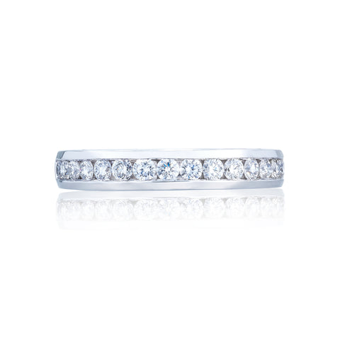Tacori Dantela 18k White Gold Diamond Wedding Band (0.6 CTW)