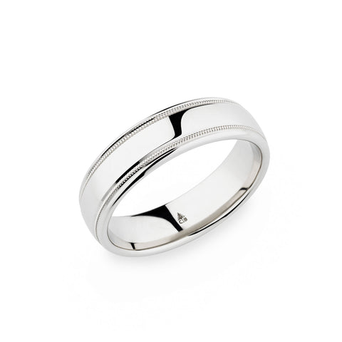 Christian Bauer White Gold Wedding Band 274434