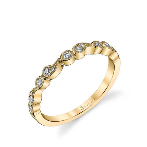Sylvie Maeva 14K Gold Wedding Band