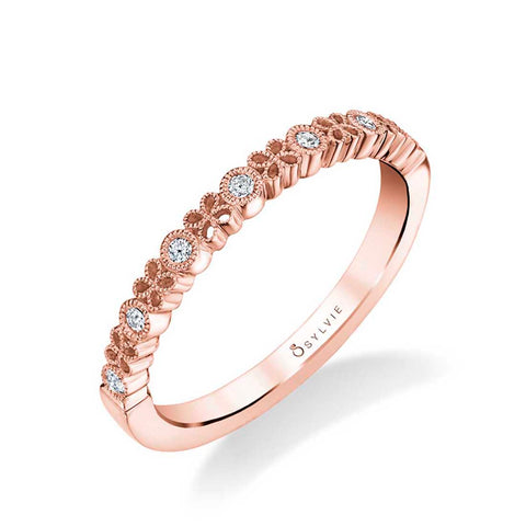 Sylvie Josephine 14K Gold Wedding Band