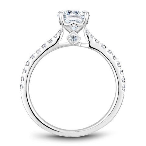 Noam Carver White Gold Diamond Engagement Ring Setting (0.38 CTW)