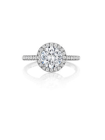 Henri Daussi Daussi Brilliant Collection Diamond Ring Setting (0.30 CTW)