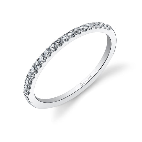 Sylvie Classic Wedding Band Setting