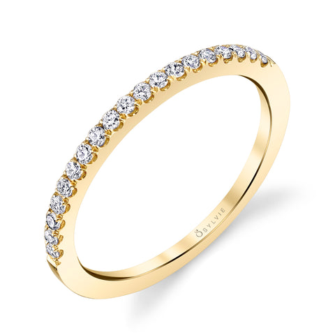 Sylvie Classic Wedding Band Setting