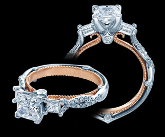 Verragio Couture Princess Diamond Engagement Ring Setting (0.50 CTW)