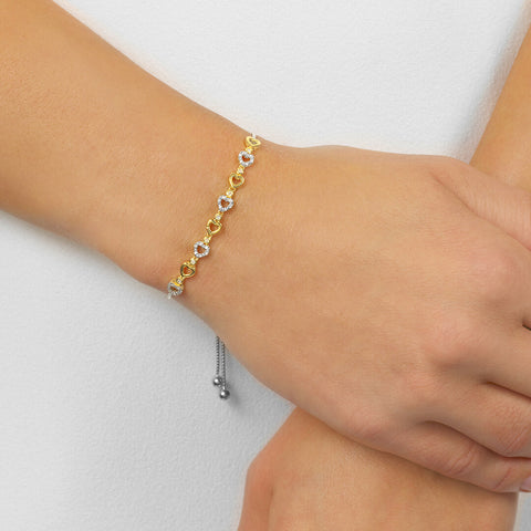 Diamond Bolo Bracelet 1/8 CTW