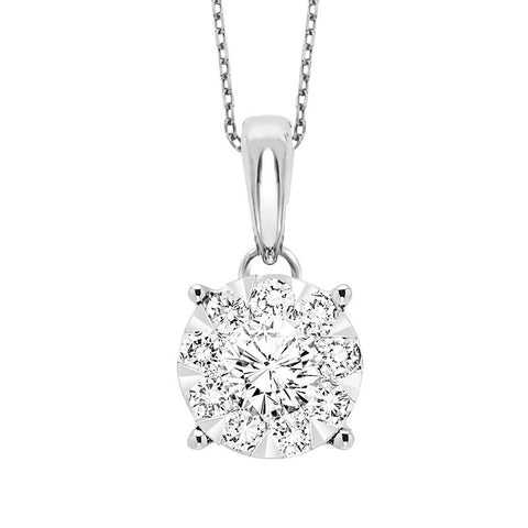 14K Diamond Pendant (0.50 CTW)