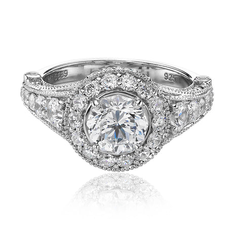 Christopher Designs Crisscut Engagement Ring Setting (1.39 CTW)