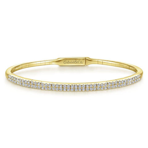 Gabriel & Co. Demure Yellow Gold Bracelet (0.74 CTW)
