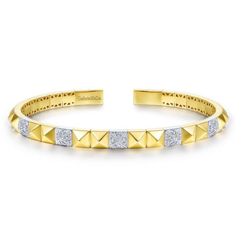 Gabriel & Co. Demure Yellow Gold Bracelet (0.25 CTW)