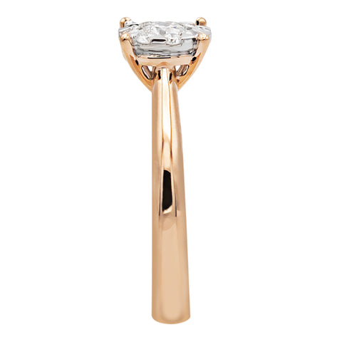 Round Engagement Ring