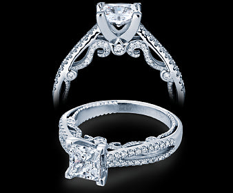 Verragio Insignia Princess Diamond Engagement Ring Setting  (0.40 CTW)