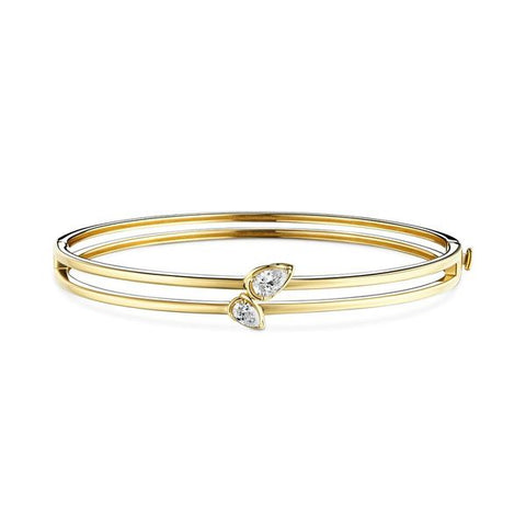 Double Row Bracelet in 18K Yellow Gold