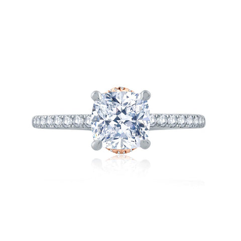 A.JAFFE Classics Round Diamond Engagement Ring Setting (0.29 ctw)