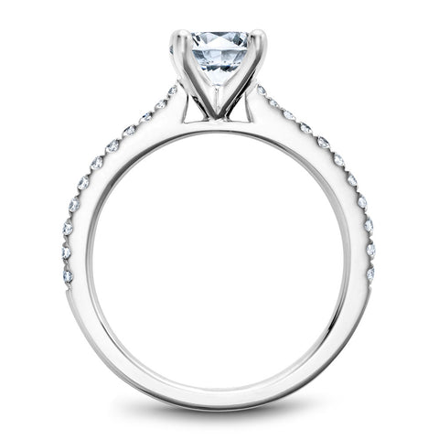 Noam Carver White Gold Diamond Engagement Ring Setting (0.23 CTW)