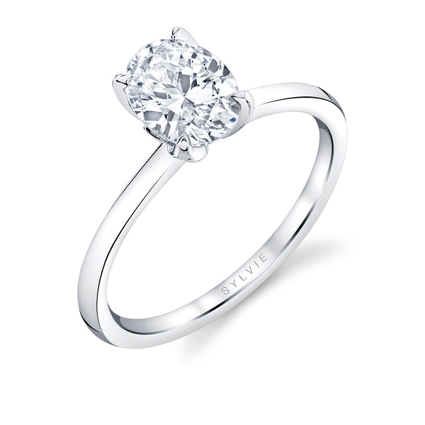 Sylvie Solitaire Engagement Ring Setting