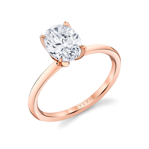 Sylvie Solitaire Engagement Ring Setting