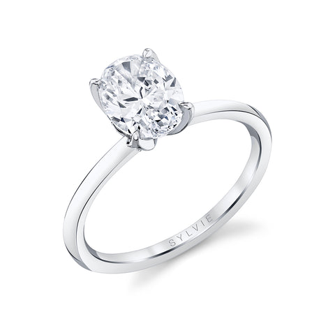 Sylvie Solitaire Engagement Ring Setting