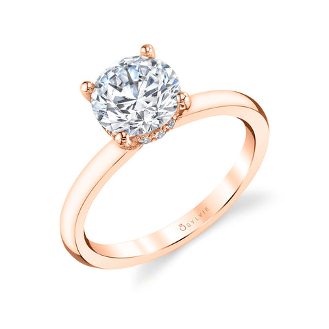 Sylvie Joanna Solitaire Engagement Ring Setting