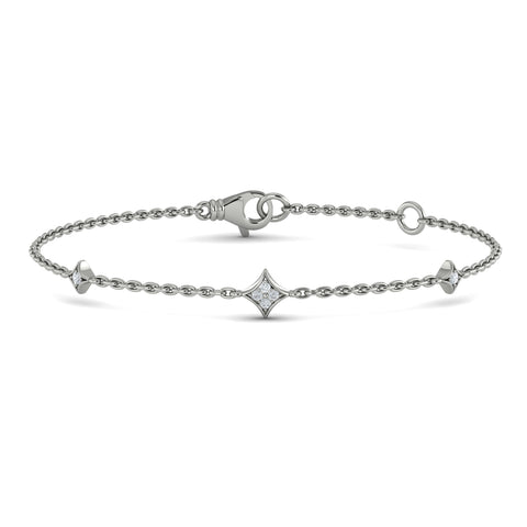 Vlora Estrella 14K Diamond Multi Vlora Star Bracelet (0.07CTW)