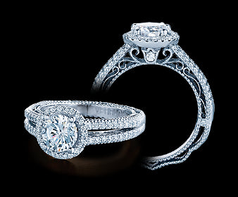 Verragio Venetian Round Diamond Engagement Ring Setting (0.30CTW)