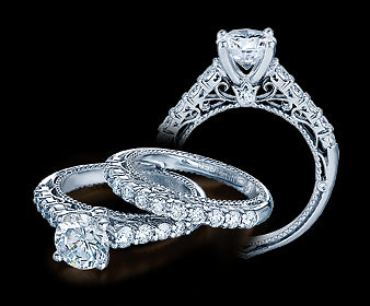 Verragio Venetian Round Diamond Engagement Ring Setting  (0.50 CTW)