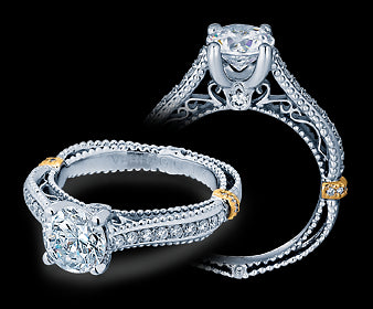 Verragio Venetian Round Diamond Engagement Ring Setting  (0.30 CTW)