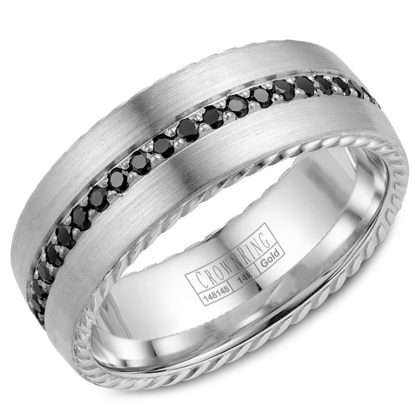 CrownRing Comfort Fit Diamond Wedding Band (0.75 CTW)