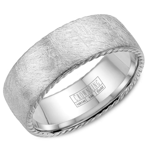 CrownRing Comfort Fit Wedding Band WB-006R8W