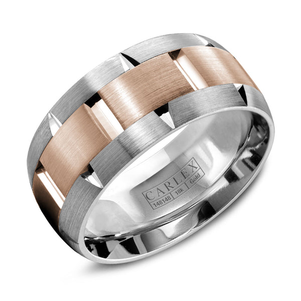 CARLEX G1 Mens Wedding Band WB-9463RW-S6