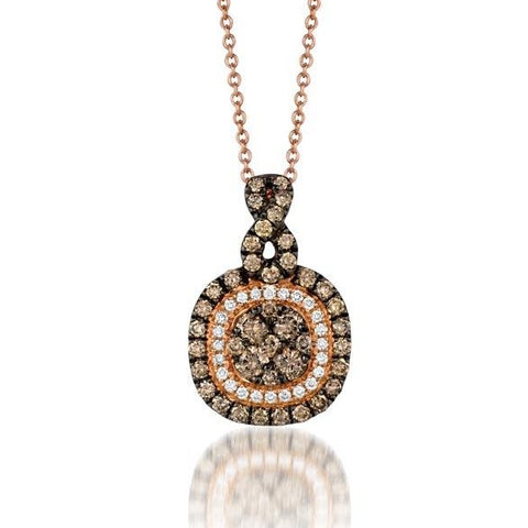 Le Vian® Chocolatier® 14K Strawberry Gold® Pendant .75ctw