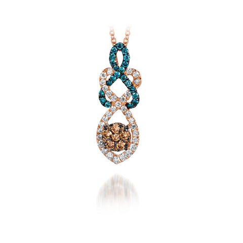 Le Vian® Exotics® 14k Strawberry Gold® Pendant .57 ctw