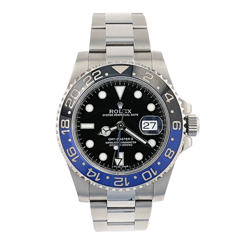 Rolex 116710BLNR GMT Master II Batman Oystersteel 40mm (Pre-owned)