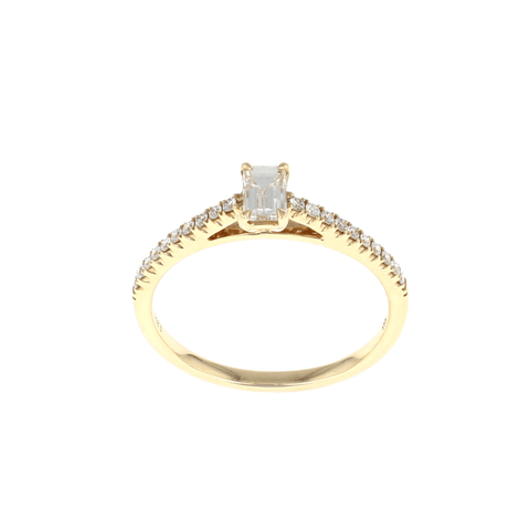 Emerald Complete Engagement Ring (0.67CTW)