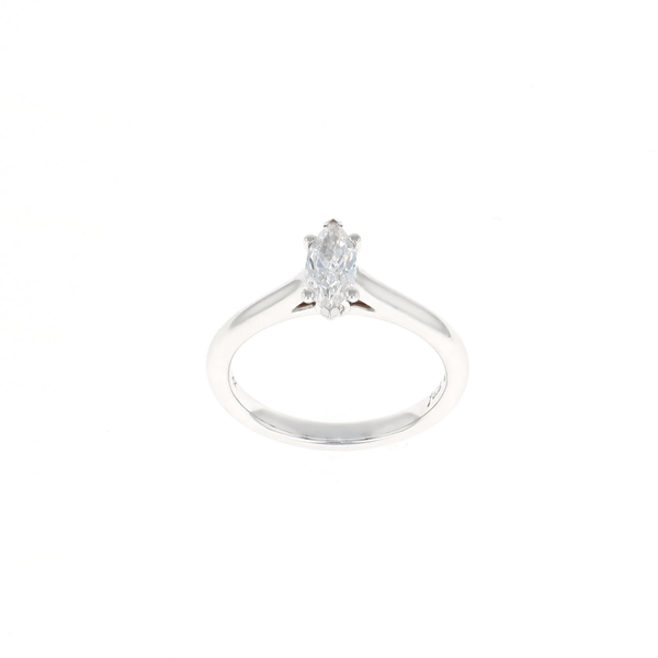 Marquis Solitaire Complete Engagement Ring (0.54CTW)