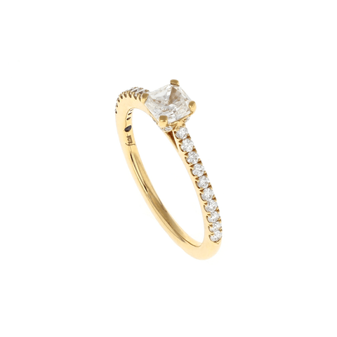 Complete Radiant Engagement Ring (0.67CTW)
