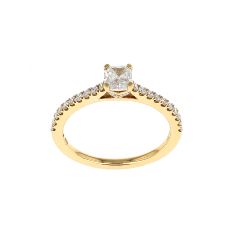 Complete Radiant Engagement Ring (0.67CTW)