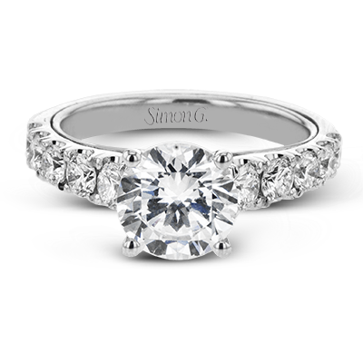 Simon G. 2ct Engagement Ring LR2198 WHITE 18K SEMI 1