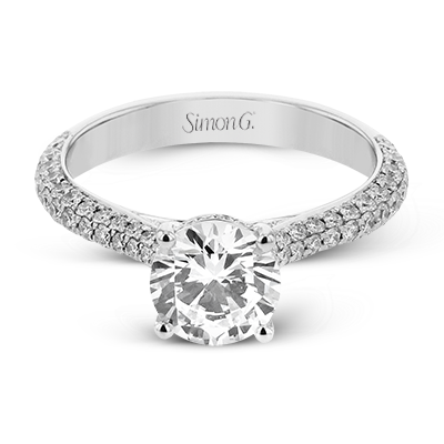 Simon G. Round Cut Engagement Ring Setting (0.66CTW)