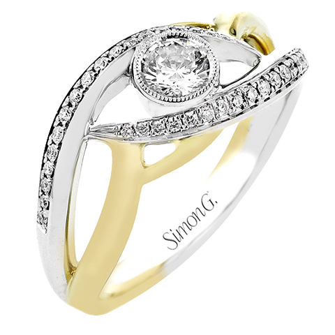 Simon G. Engagement Ring LR3070 2T 18K X 2T